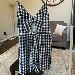 Romper with cut out